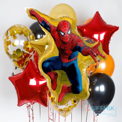 Букет из шаров Человек паук
