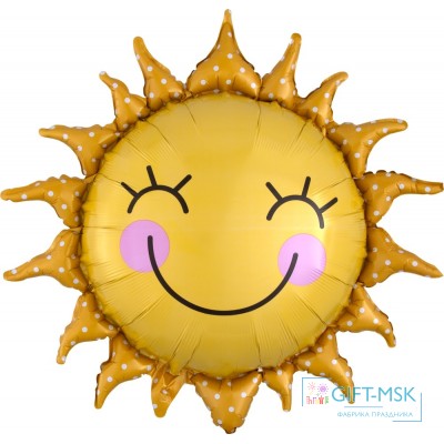 Фольгированный фигура Солнышко улыбка