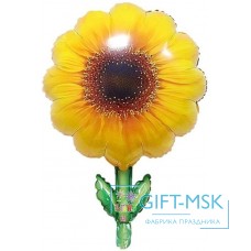 Фольгированная фигура Цветок Подсолнух