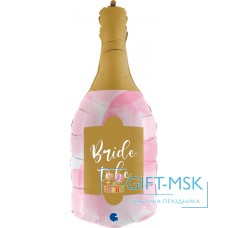 Фольгированная фигура Бутылка Свадебное шампанское