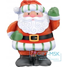 Фольгированная фигура Санта Клаус