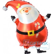 Фольгированная фигура Дед Мороз в красном колпачке