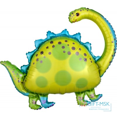 Фольгированная фигура Динозавр Бронтозавр