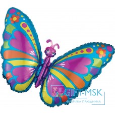 Фольгированная фигура Экзотическая бабочка