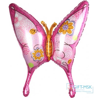 Фольгированная фигура Цветочная бабочка