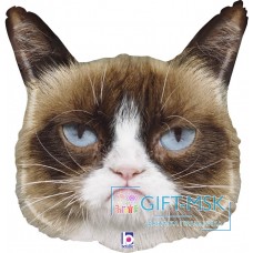 Фольгированная фигура Сердитая кошка