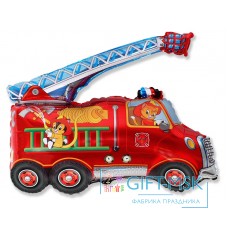 Фольгированная фигура Пожарная машина