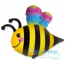 Фольгированная фигура Радужная пчелка