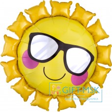 Фольгированная фигура Солнце в солнечных очках