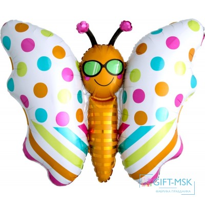 Фольгированная фигура Стильная бабочка