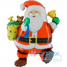 Фольгированная фигура Забавный Дед Мороз