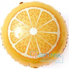Фольгированный круг  Апельсин