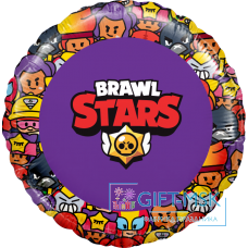 Фольгированный круг Brawl Stars, Команда бойцов