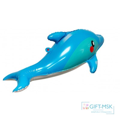 Ходячая Фигура Дельфин (голубой)