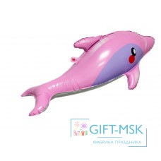  Ходячая Фигура Дельфин (розовый)