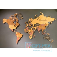 Многоуровневая карта мира