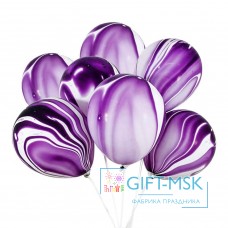 Воздушные шары Агаты Фиолетовые