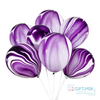 Воздушные шары Агаты Фиолетовые