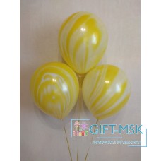 Воздушные шары Агаты Желтые